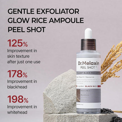 Dr.Melaxin Peel Shot Exfoliant Black Rice Ampoule 80ml