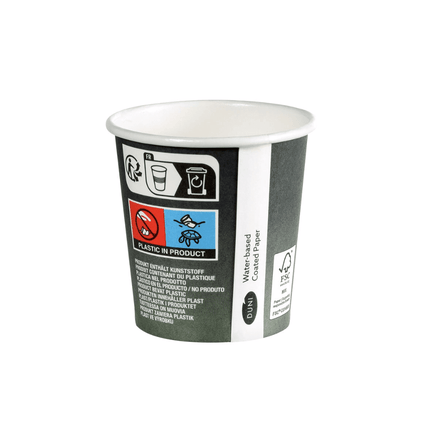 SEO. Duni Urban Kaffeebecher PAP/PLA Bedruckt - 6 cl Linkreich