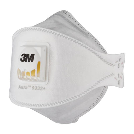 3M™ Aura™ Comfort Cool Flow™ Partikelmaske 9332+, FFP3, mit Ventil