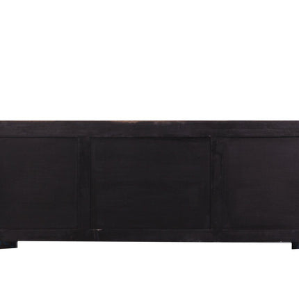 Vintage Asia Asiatisches Lowboard Kommode Bank Blau - Art. 35208-1