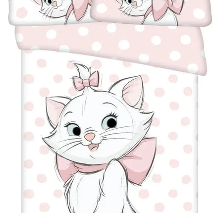 The Aristocats Marie Kinder-Bettwäsche 100 x 135 cm - weiche Baumwolle