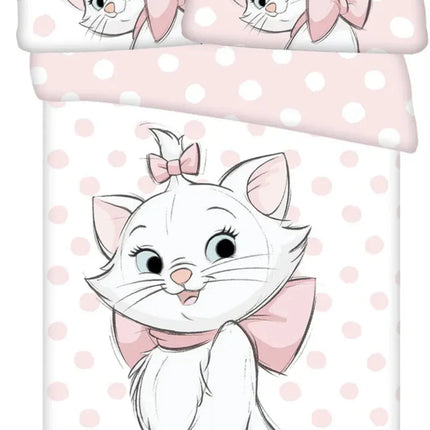 The Aristocats Marie Kinder-Bettwäsche 100 x 135 cm - weiche Baumwolle