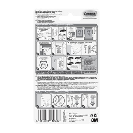 Große Command™ Bilder-Montage Strips L, 6 Sets im Vorteilspack, 17206-6 | Packung (1 Stück)