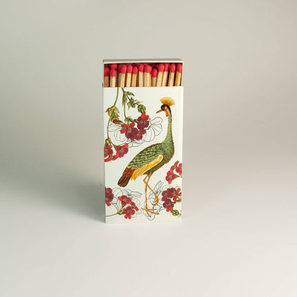 Vintage Streichhölzer – Lange Streichhölzer mit künstlerischem Motiv „Heron“