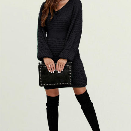 Jumper Mini Drees In Black