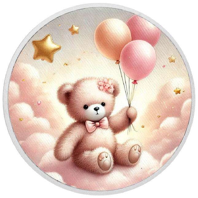 Sweet Dreams Bear: Floating on Cloud Nine 1oz Silver Coin