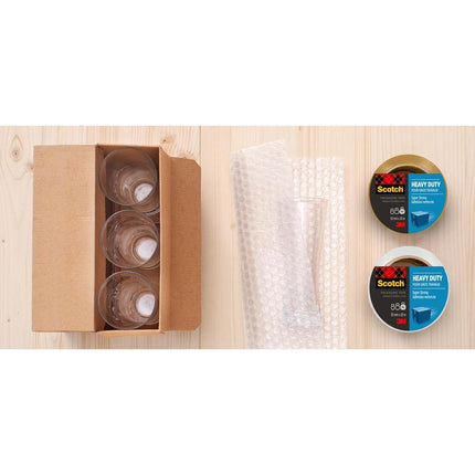 Scotch® Extra starkes Verpackungsklebeband, Braun, 48 mm x 20,3 m, 1 Rolle auf Handabroller/Packung