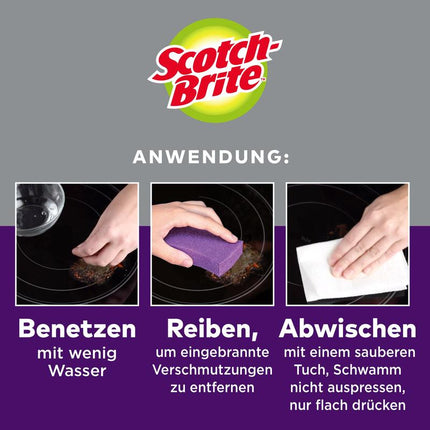 Scotch-Brite™ Glaskeramik-Reinigungsschwamm | Packung (1 Stück)