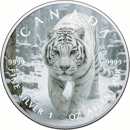 2025 Canada 1oz 9999 Silver BU Ghost of the Frozen Ruins Colourized