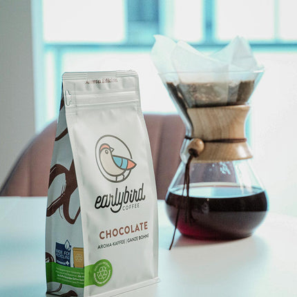Kaffee mit Schokoladenaroma (ganze Bohnen) - 250g