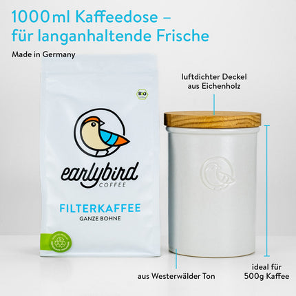 earlybird Kaffeedose 500 Gramm