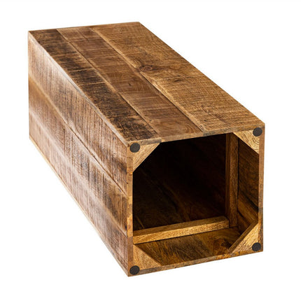 Blumensäule - 27x27 H50 o. 73cm - Pflanzenständer - Mangoholz