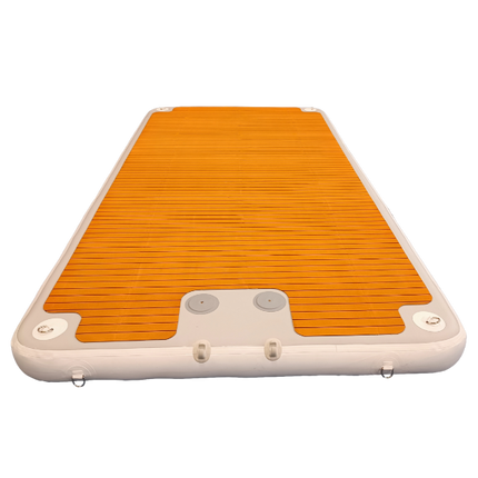 yourFloat aufblasbare Badeplattform Schwimmplattform Schwimminsel Badeinsel 4 m x 2 m x 0,2 m