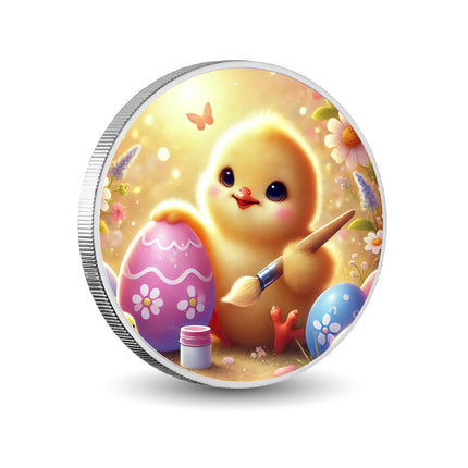 Chick's Easter Masterpiece Coloured Coin