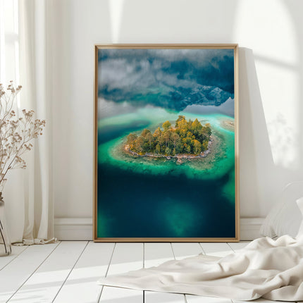 Eibsee – Aerial Wall Art Print from Bavaria