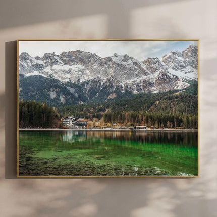 Eibsee Wall Art Print – Bavarian Mountain Print