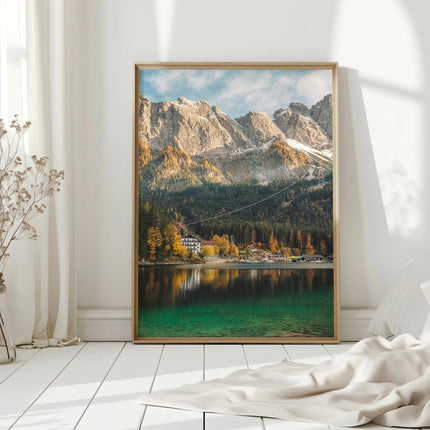 Eibsee Lake Wall Art – Bavarian Alps Photography Print