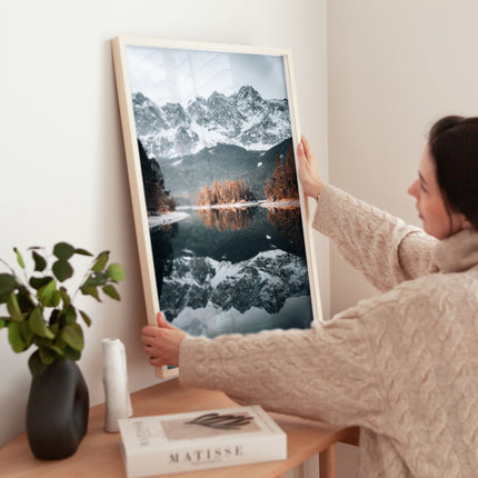Eibsee Wall Art Print – Bavarian Mountain Photography