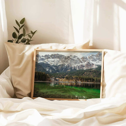 Eibsee Wall Art Print – Bavarian Mountain Print