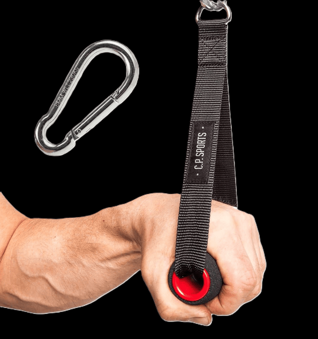 SEO. Einhand Griff Gepolster mit Karabinerhaken - C.P. Sports - G18 - Linkreich
