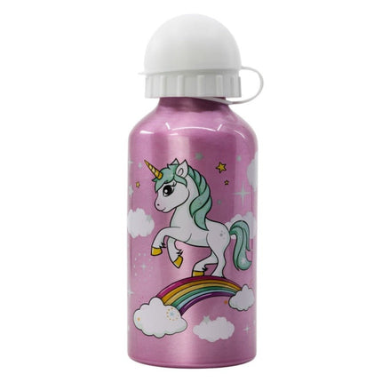 SEO. Einhorn Mädchen Aluminium Flasche 400ml - Linkreich