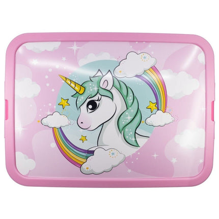 SEO. Einhorn Mädchen Aufbewahrungsbox Store Box - 13 Liter - Linkreich