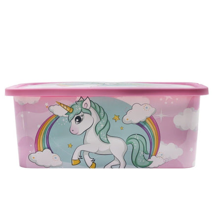 SEO. Einhorn Mädchen Aufbewahrungsbox Store Box - 13 Liter - Linkreich