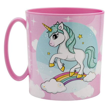 SEO. Einhorn Plastiktasse Becher 390ml Tasse für Kinder - Linkreich