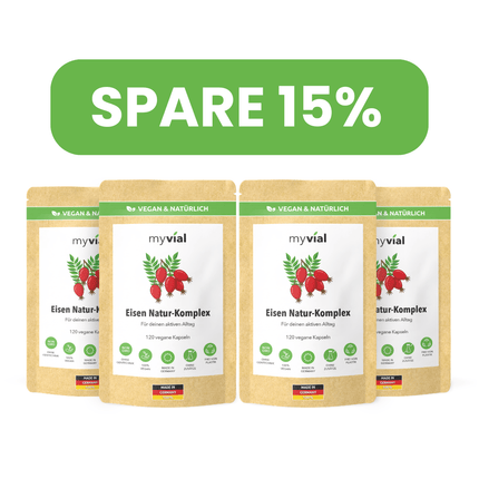 SEO. Eisen Natur Komplex - 4er Pack - 15% Rabatt Linkreich