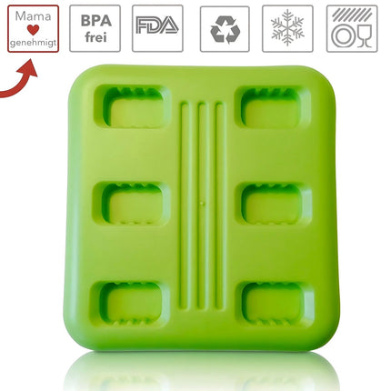 Eisformen am Stiel aus Kunststoff Eislutscher Grün - 6 Stück (Eisformen) kaufen bei Linkreich – Jetzt entdecken!