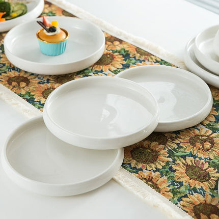 Elegantes 26 - teiliges Tafelservice WEISSE ROSE – Hochwertiges Porzellan für 6 Personen (Dinner Set) kaufen bei Linkreich – Jetzt entdecken!