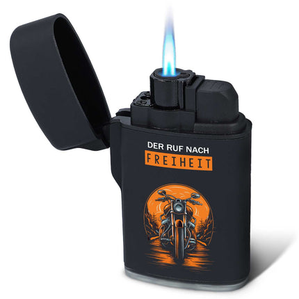 SEO. Elektrisches Feuerzeug - Jet Flamme - Nachfüllbar - Freiheit Design - Linkreich