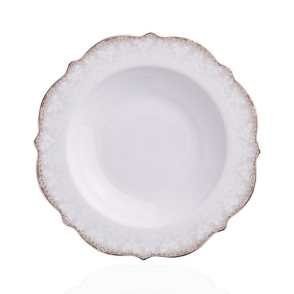 Eliza Collection 60 - teiliges Dinner Set – Elegantes Tafelgeschirr mit floralen Verzierungen (Dinner Set) kaufen bei Linkreich – Jetzt entdecken!