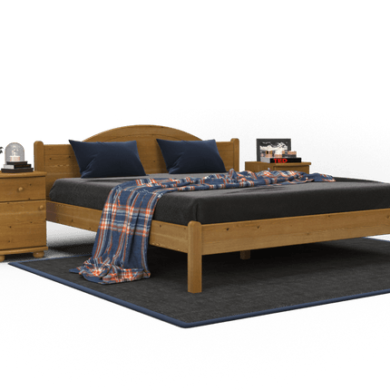 SEO. Emilia Kieferbett aus Massivholz | 100% Bio-Bett aus Naturholz - 90 x 200 cm Linkreich