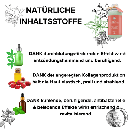 SEO. •Energie• Fuß - und Beingel mit Rosskastanie & Hagebuttenkernöl | Kühlende Naturkosmetik - Linkreich