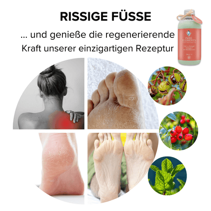 SEO. •Energie• Fuß - und Beingel mit Rosskastanie & Hagebuttenkernöl | Kühlende Naturkosmetik - Linkreich