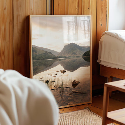 Buttermere Lake District Print – Mountain Landscape Wall Art