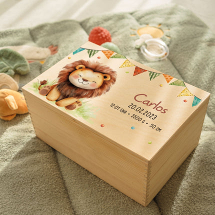 SEO. Erinnerungskiste für Kinder mit UV - Druck - Partytiere - Eisbär Linkreich