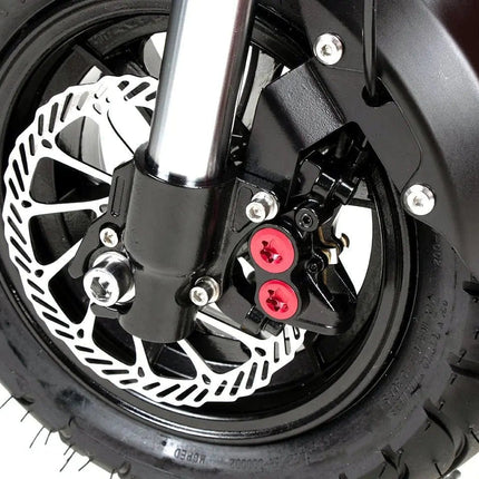 Elektroroller WANDLER-K/E - 45km/h - bis 140kg - mit Sitz - leuchtrot