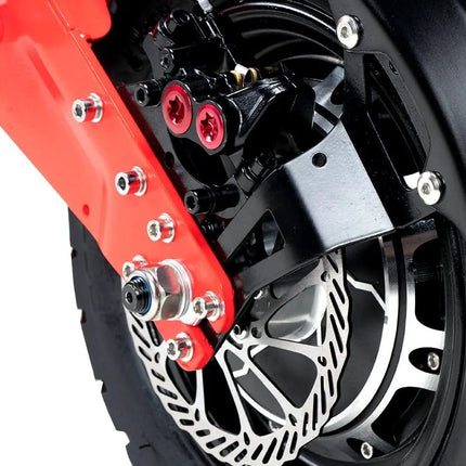 Elektroroller WANDLER-K/E - 45km/h - bis 140kg - mit Sitz - leuchtrot