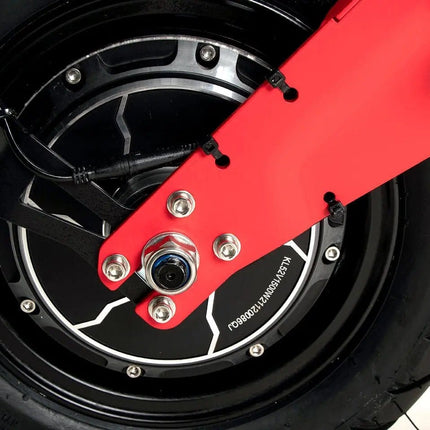 Elektroroller WANDLER-K/E - 45km/h - bis 140kg - mit Sitz - leuchtrot