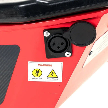 Elektroroller WANDLER-K/E - 45km/h - bis 140kg - mit Sitz - leuchtrot