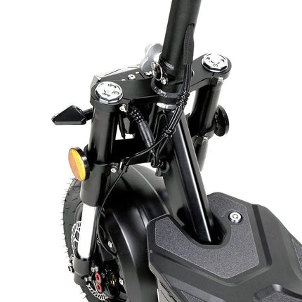 Escooter Elektroroller WANDLER-K/E mit Sitz - bis 140 Kg - 45 km/h Schwarz