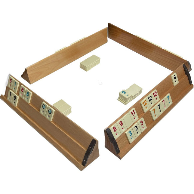 Eser Rummikub mit Holzständer – Ahsap Okey Spielset - Linkreich