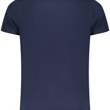 SEO. ESERCITO 1659 Army 1659 T-Shirt Herren – Kurzarm T-Shirt Blau mit Logo - Print - Schwarz Linkreich