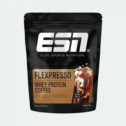 ESN Flexpresso Protein 420 g – Proteinpulver mit Kaffee-Geschmack - Linkreich