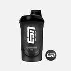 ESN Shaker 600 ml – Black – Auslaufsicherer Protein Shaker mit Siebeinsatz - Linkreich