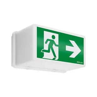 Esylux LED-Sicherheitsleuchte IP54, 3 h, 21 m Erkennungsweite, Wand-/Deckenmontage, 230 V, Einzelbatterie - Linkreich