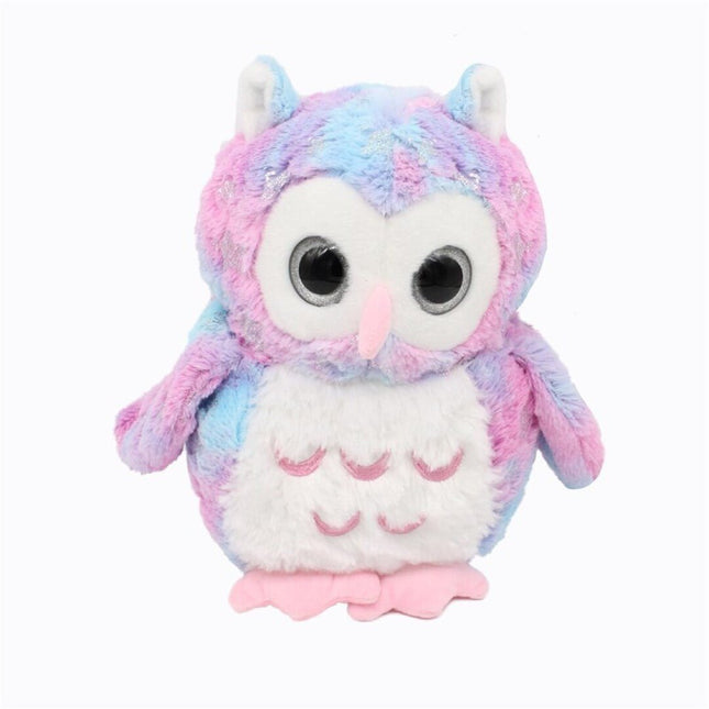 SEO. Eule Glitzer Kuscheltier 20 cm - Pink Rainbow Rosa Plüschtier Stofftier - Linkreich