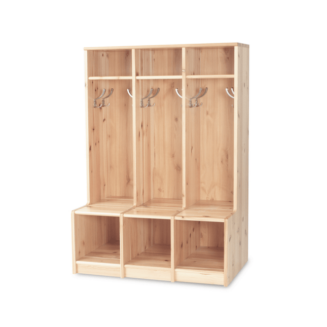 SEO. Eva Kinder Garderobe | 100% Bio Kiefer Massivholz - Natur Linkreich